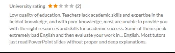Student encountering issues in LLB (Hons) Law course on Whatuni