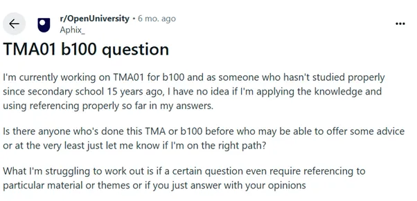 Student facing Complexity in Understanding Assignments