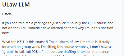 Student on Reddit  Shared Issues about Group Projects