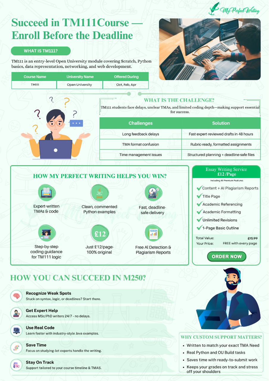 TM111 Help Guide: Challenges, Solutions, Expert Support, and Success Tips.