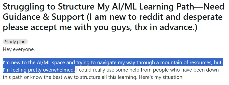 Student Struggling with AI database