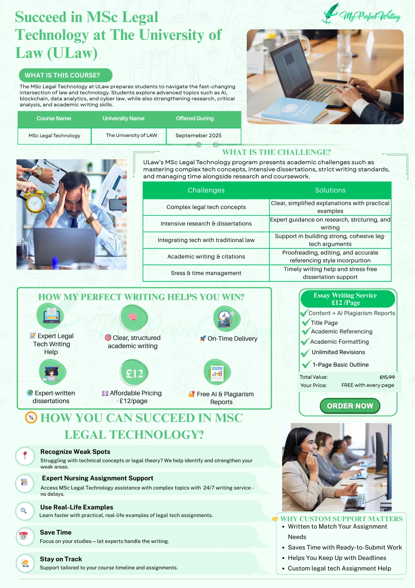 Students facing challenges in MSc legal technology and solutions by MPW