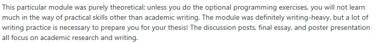 Student encountering issues due to the absence of coding in the MSC Artificial Intelligence (Online) course on Reddit