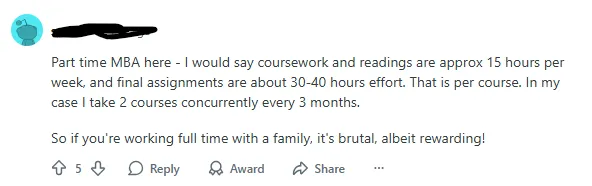 Student facing difficulty managing workload with a full-time job