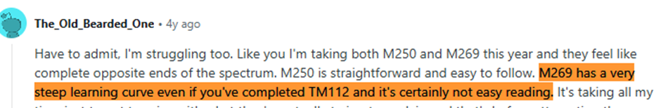 Student encountering issues in M269 course on Reddit My Perfect Writing solves the issue by providing custom-written, easy-to-understand study guides that break down complex concepts for Open University (UK) students.